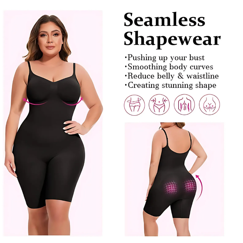 Dropship SEAMLESS Postpartum Abdomen Shapewear Sculpting Short Mid Thigh Slimming Body Shaper for Women Tummy Control Slimmer