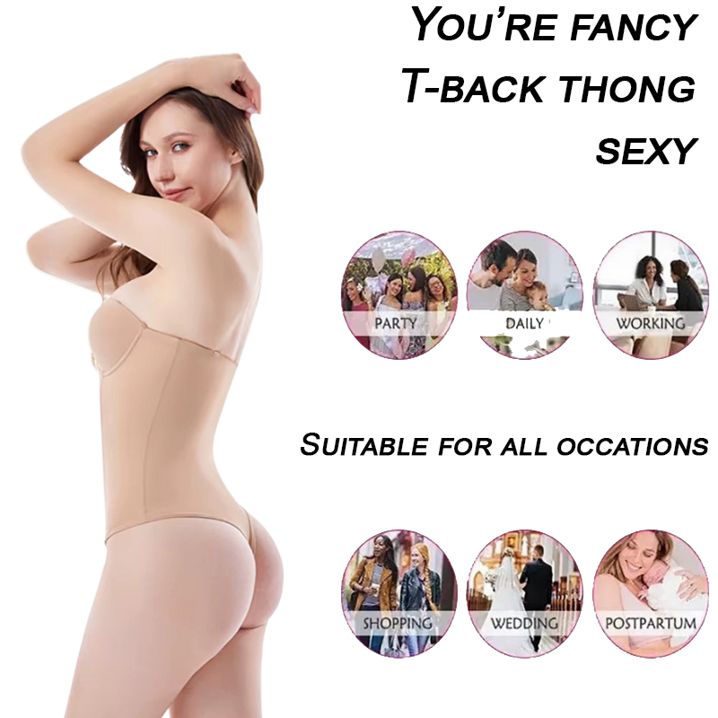 Strapless Invisible Tummy Control Shapewear Fajas Waist Trainer Slimming Sexy Bodysuits Modeling Strap Body Shaper Underwear