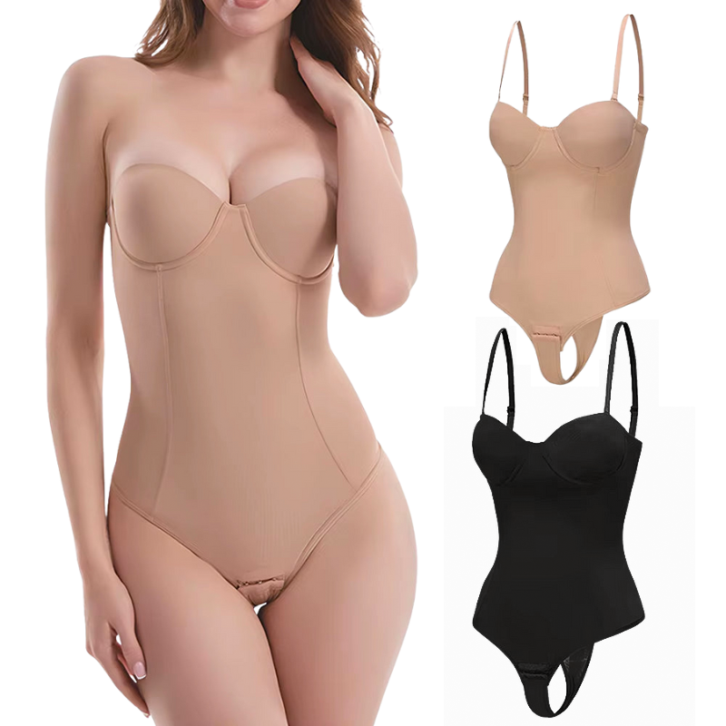 Strapless Invisible Tummy Control Shapewear Fajas Waist Trainer Slimming Sexy Bodysuits Modeling Strap Body Shaper Underwear